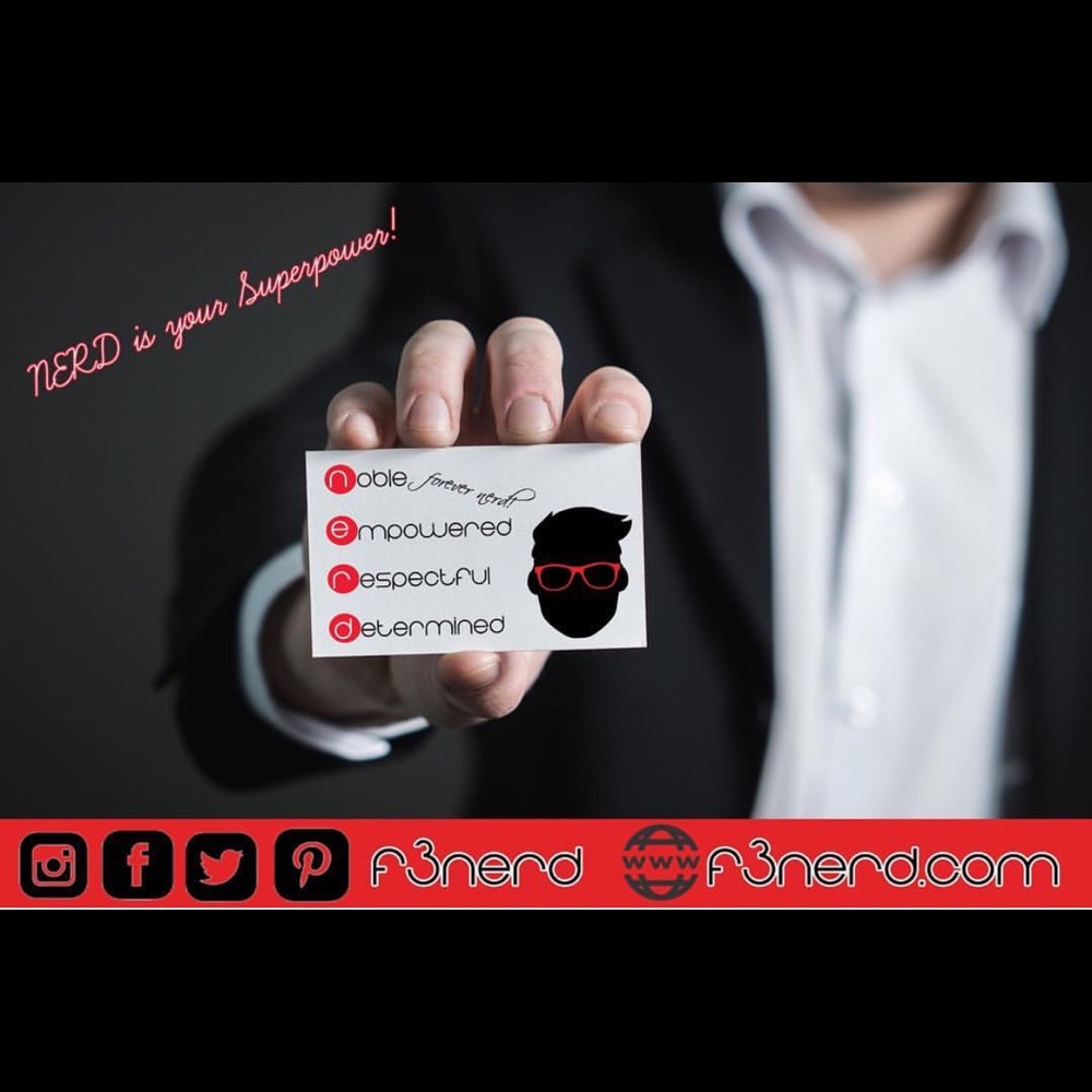 F3NERD Identity! Blog - visit us @ f3nerd.com